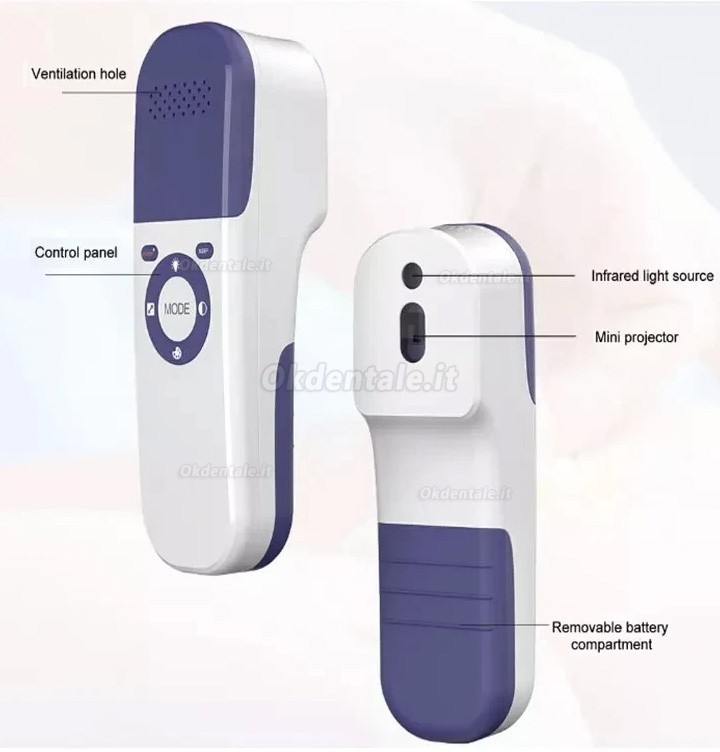 Rilevatore di vene portatile QV-500, Rilevatore vene infrarossi